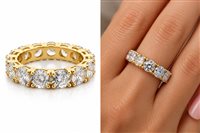 Ringe Dame in Silber